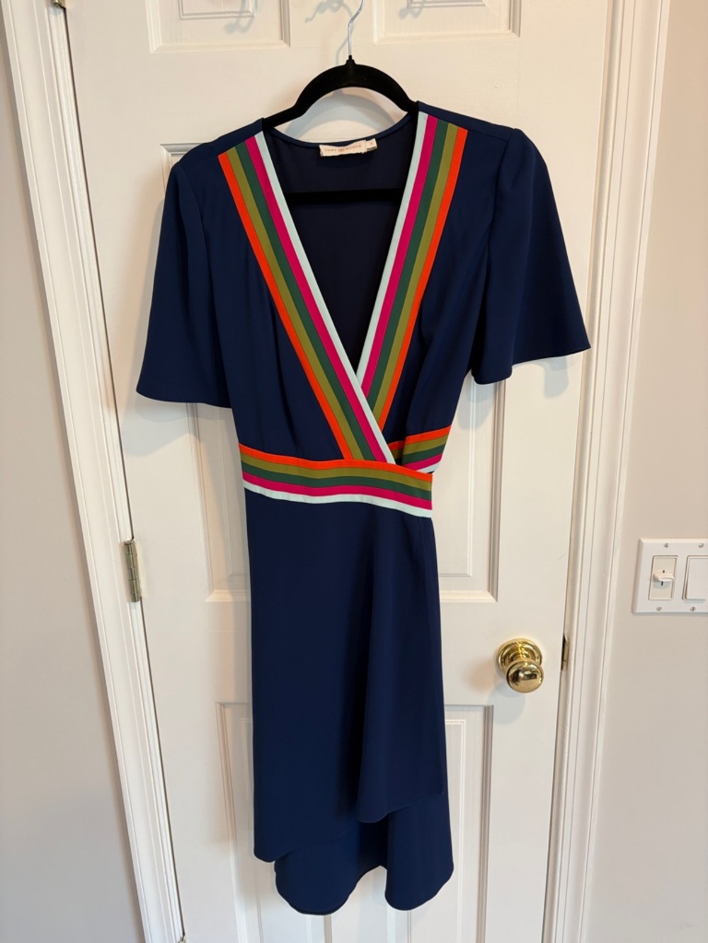 Tory Burch Navy Wrap Dress